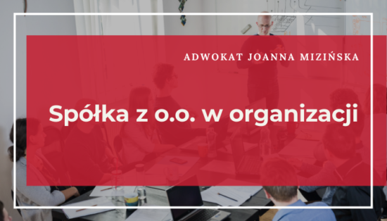 spółka z o.o. w organizacji