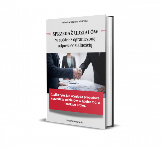 sprzedaż udziałów w sp z o.o. - Mizińska